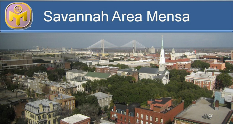 Banner for Savannah Mensa Website